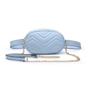 Chevron Convertible Belt Bag/Crossbody